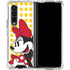 Disney Minnie Mouse Profile Yellow Dots Galaxy Z Fold4 5G Clear Case