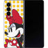 Disney Minnie Mouse Profile Yellow Dots Galaxy Z Fold4 5G Skin