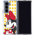 Disney Minnie Mouse Profile Yellow Dots Galaxy Z Fold5 5G Clear Case