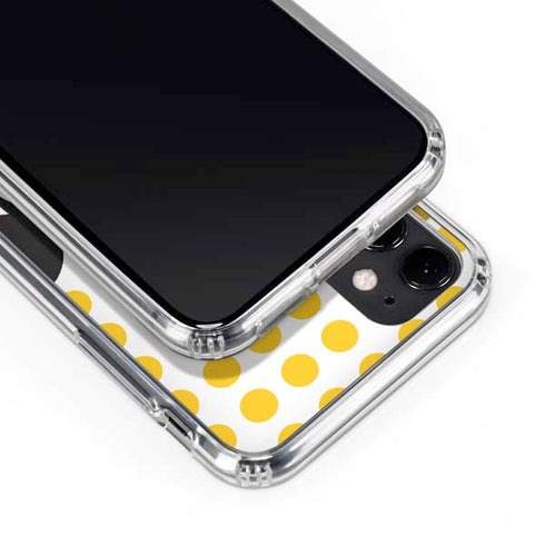 Disney Minnie Mouse Profile Yellow Dots iPhone 11 Clear Case