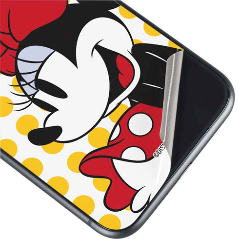 Disney Minnie Mouse Profile Yellow Dots iPhone 11 Skin