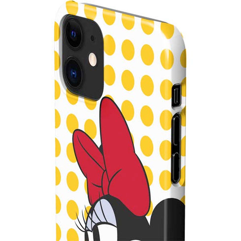 Disney Minnie Mouse Profile Yellow Dots iPhone 12 Mini Lite Case