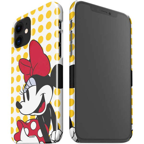 Disney Minnie Mouse Profile Yellow Dots iPhone 12 Mini Lite Case