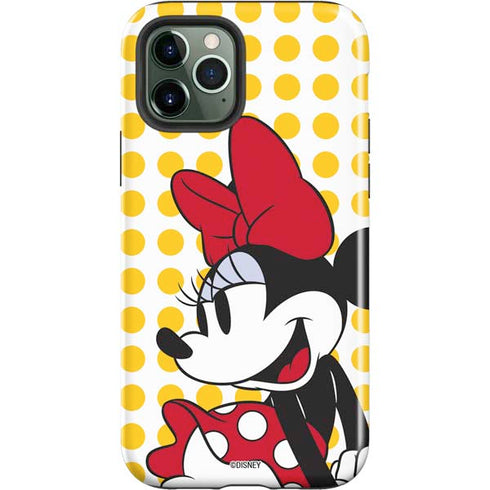 Disney Minnie Mouse Profile Yellow Dots iPhone 12 Pro Max Impact Case