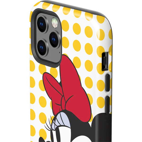 Disney Minnie Mouse Profile Yellow Dots iPhone 12 Pro Max Impact Case