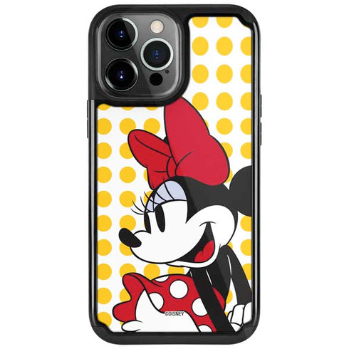 Disney Minnie Mouse Profile Yellow Dots iPhone 13 Pro Cargo Case