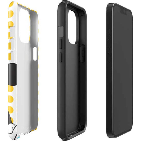 Disney Minnie Mouse Profile Yellow Dots iPhone 13 Pro Max Impact Case