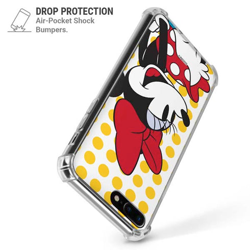 Disney Minnie Mouse Profile Yellow Dots iPhone 7/8 Plus Clear Case