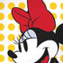 Disney Minnie Mouse Profile Yellow Dots iPhone XS Skin