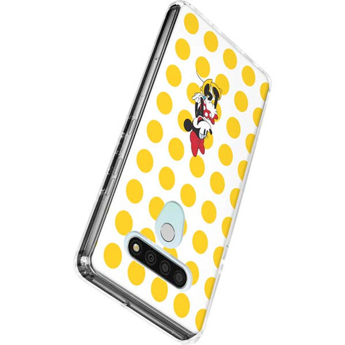 Disney Minnie Mouse Profile Yellow Dots LG Stylo 6 Clear Case