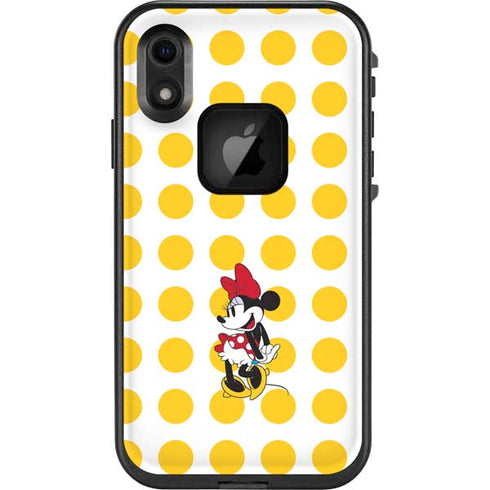 Disney Minnie Mouse Profile Yellow Dots LifeProof Fre iPhone Skin