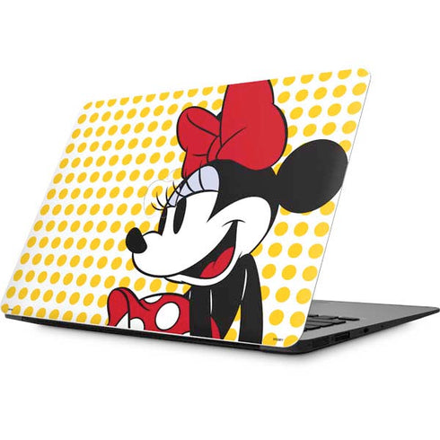 Disney Minnie Mouse Profile Yellow Dots Apple MacBook Skin