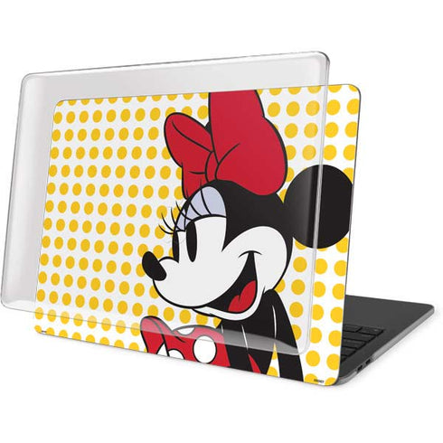 Disney Minnie Mouse Profile Yellow Dots MacBook Pro 15in (2016-19) Case plus Skin