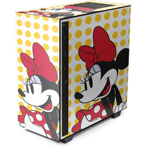 Disney Minnie Mouse Profile Yellow Dots NZXT H510 Compact ATX Mid-Tower Case Skin