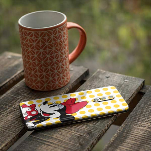 Disney Minnie Mouse Profile Yellow Dots OnePlus 7 Pro Skin