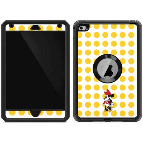 Disney Minnie Mouse Profile Yellow Dots Otterbox Defender iPad Skin