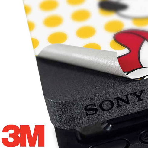 Disney Minnie Mouse Profile Yellow Dots PS4 Pro Bundle Skin
