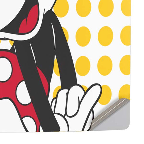 Disney Minnie Mouse Profile Yellow Dots PS5 Console Skin