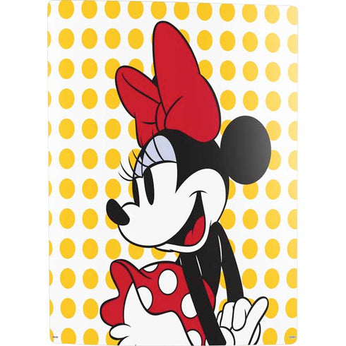 Disney Minnie Mouse Profile Yellow Dots PS5 Digital Edition Bundle Skin