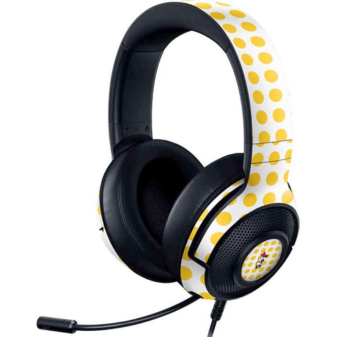 Disney Minnie Mouse Profile Yellow Dots Razer Kraken X Skin