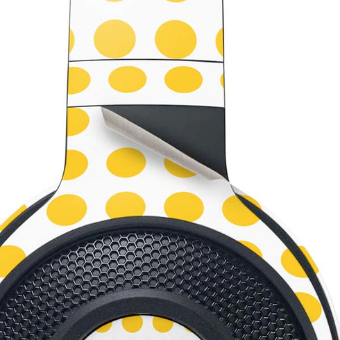 Disney Minnie Mouse Profile Yellow Dots Razer Kraken X Skin