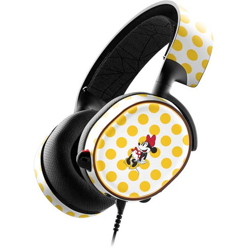 Disney Minnie Mouse Profile Yellow Dots SteelSeries Arctis 5 Skin