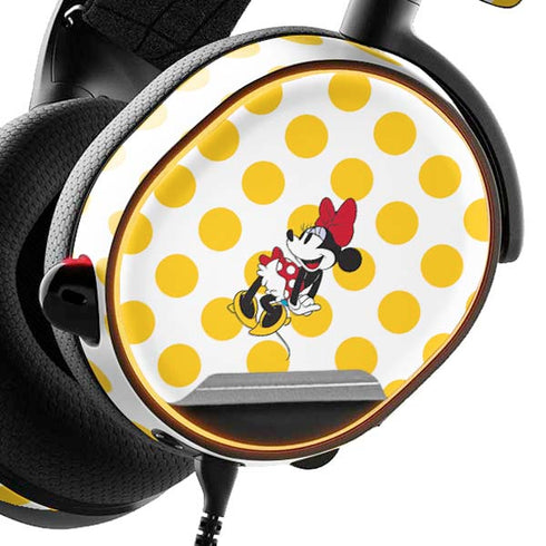 Disney Minnie Mouse Profile Yellow Dots SteelSeries Arctis 5 Skin