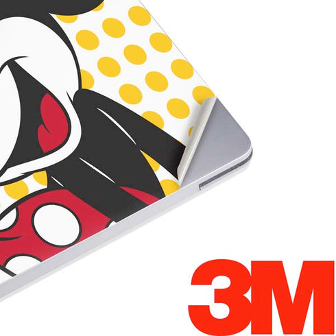 Disney Minnie Mouse Profile Yellow Dots Surface Laptop 3 13.5in Skin