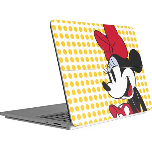 Disney Minnie Mouse Profile Yellow Dots Surface Laptop Studio Skin