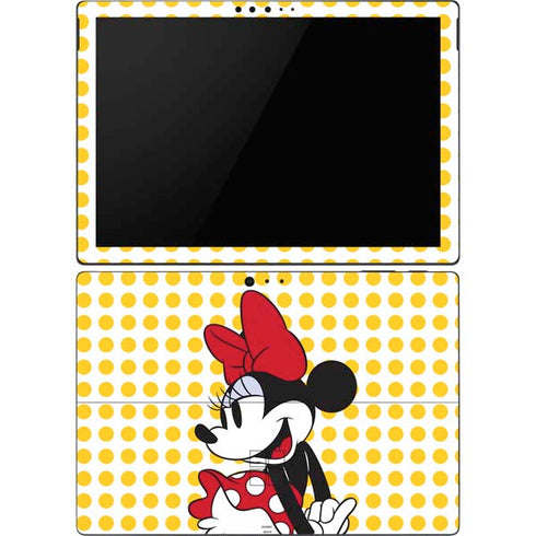 Disney Minnie Mouse Profile Yellow Dots Surface Pro 6 Skin