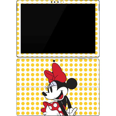 Disney Minnie Mouse Profile Yellow Dots Surface Pro 7 Skin