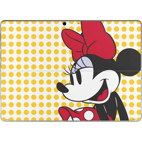 Disney Minnie Mouse Profile Yellow Dots Surface Pro 9 Skin