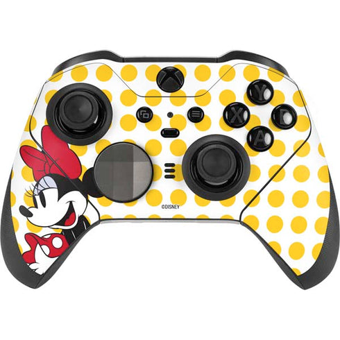Disney Minnie Mouse Profile Yellow Dots Xbox Elite Wireless Controller Series 2 Skin