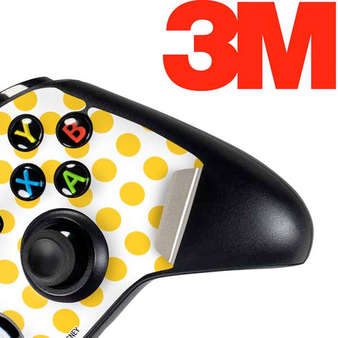 Disney Minnie Mouse Profile Yellow Dots Xbox One Controller Skin