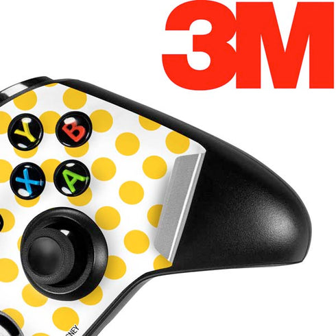 Disney Minnie Mouse Profile Yellow Dots Xbox One S Controller Skin