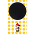 Disney Minnie Mouse Profile Yellow Dots Xbox Series S Console Skin
