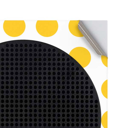 Disney Minnie Mouse Profile Yellow Dots Xbox Series S Console Skin