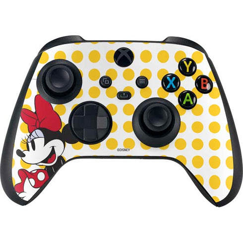 Disney Minnie Mouse Profile Yellow Dots Xbox Series X Bundle Skin