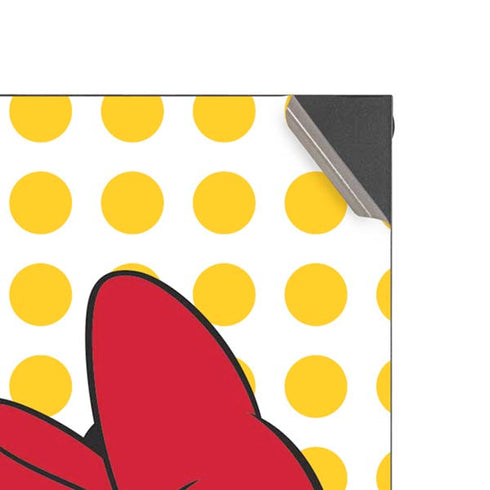 Disney Minnie Mouse Profile Yellow Dots Xbox Series X Console Skin