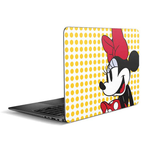 Disney Minnie Mouse Profile Yellow Dots Zenbook UX305FA 13.3in Skin
