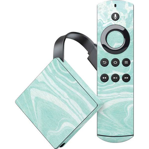 Mint Marbling Amazon Fire TV Skin