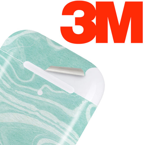 Mint Marbling Apple AirPods 2 Skin