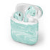 Mint Marbling Apple AirPods Skin
