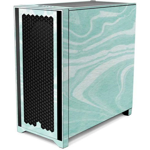Mint Marbling Corsair 4000D Tempered Glass Mid-Tower ATX Case Skin