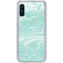 Mint Marbling Galaxy A10e Clear Case