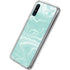 Mint Marbling Galaxy A10e Clear Case