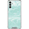 Mint Marbling Galaxy A13 5G Clear Case