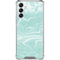 Mint Marbling Galaxy A14 5G Clear Case