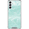 Mint Marbling Galaxy A15 5G Clear Case