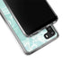 Mint Marbling Galaxy A21 Clear Case